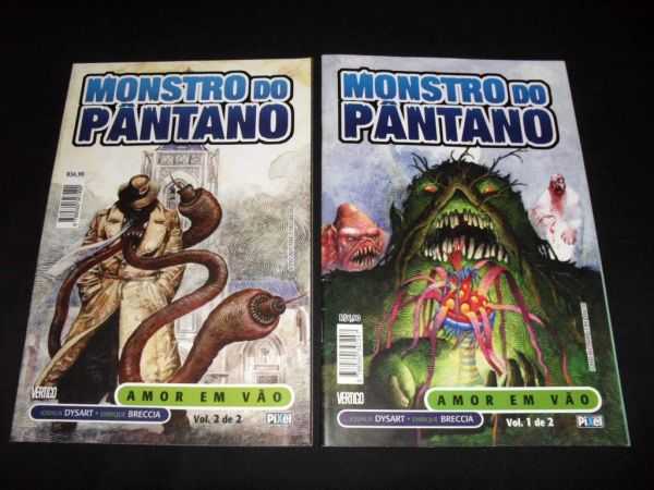 Monstro do Pântano - Amor em Vão - Vol. 1 e 2. Ed. Pixel