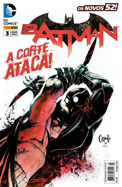 Batman - Os Novos 52 n.º 3 - Ed. Panini - Agosto/2012